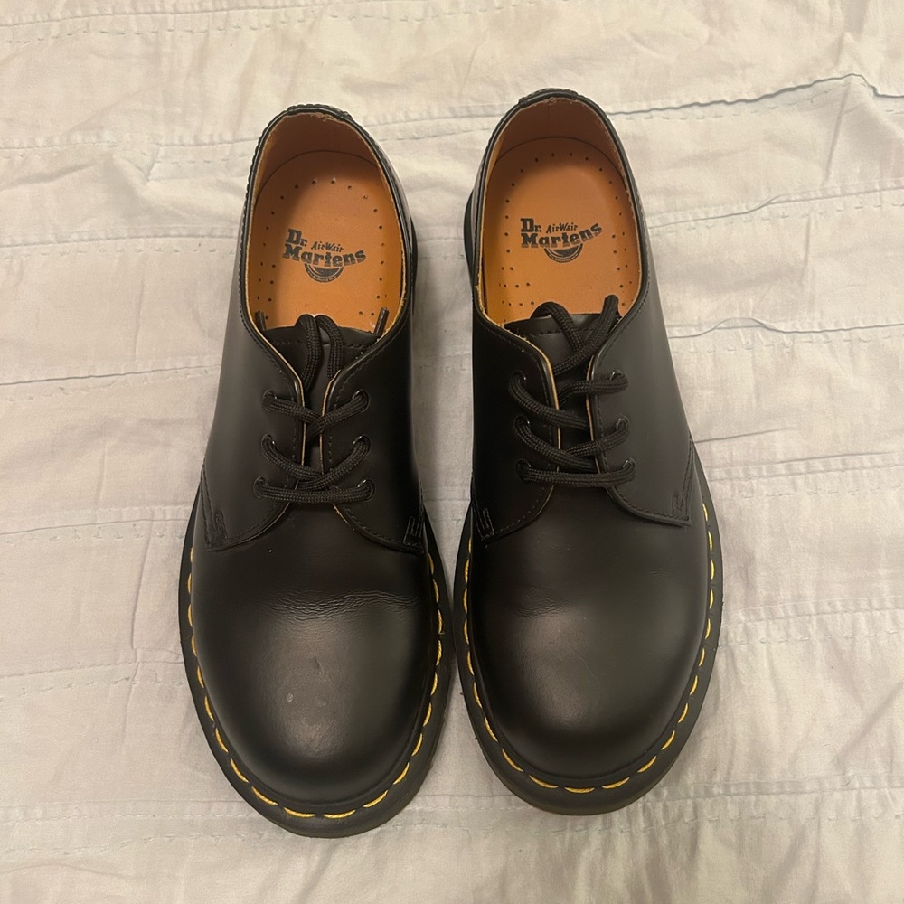 Dr. Martens Black Leather Oxford Shoes